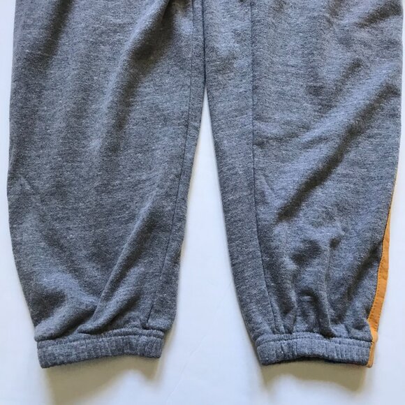 Aviator Nation 5 Stripe Sweatpants Joggers Womens Large Gray Cotton Stitch Cuff - Picture 11 of 14